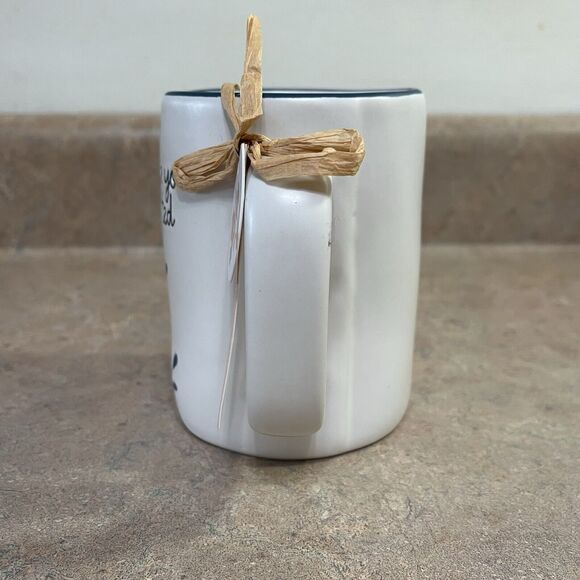 Rae Dunn Bloom Where You Are Planted Mug Minimalist Farmhouse Gardening - Picture 2 of 6